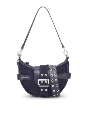 Pinko Love One Classic shoulder bag - Blue - Women