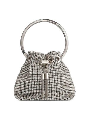 JIMMY CHOO: Sacs bandoulière - Sac Bandoulière - Argent