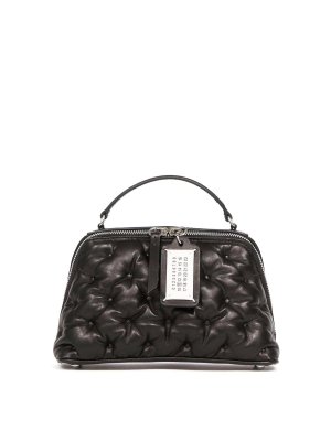 Maison Margiela: totes bags - Glam Slam Leather Handbag