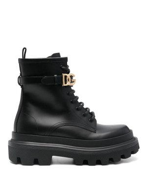 DOLCE & GABBANA: Stiefel - Stiefel - Schwarz