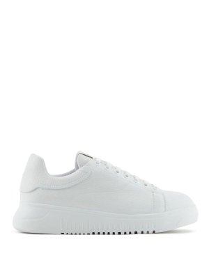 E'CLAT: trainers - Logo Leather Sneakers