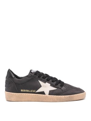 GOLDEN GOOSE: trainers - Ball Star Leather Sneakers