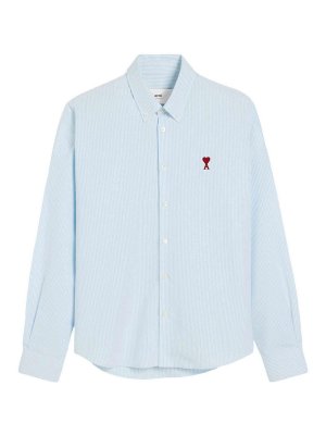 AMI PARIS: Chemises - Chemise - Bleu