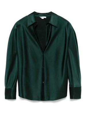 VINCE: blouses - Bias Ls Blouse