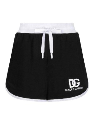 DOLCE & GABBANA: Hosen Shorts - Shorts - Schwarz