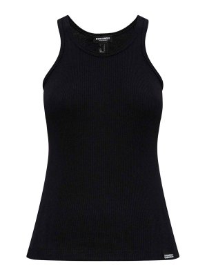DSQUARED2: Top e canotte - Top in cotone senza maniche