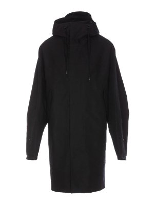LEMAIRE: trench coats - Hooded Raincoat