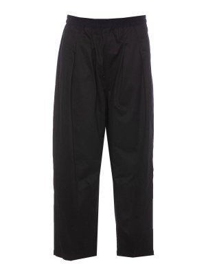 Maison Margiela: pantaloni shorts - Pantaloni sportivi neri