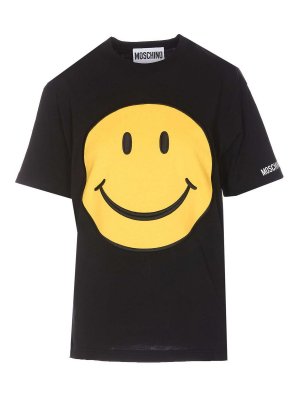 MOSCHINO: crew necks - Black T-Shirt