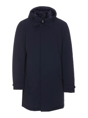 WOOLRICH: Kurze Mäntel - Kurzer Mantel - Blau