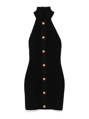 Balmain: Kurze Kleider - Kurzes Kleid - Schwarz