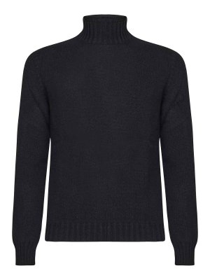 FEDELI: maglia collo rotondo - Dolcevita In Misto Lana Vergine E Cashmere