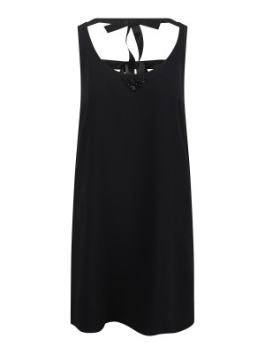 PRADA: short dresses - Mini Dress With Triangle Logo