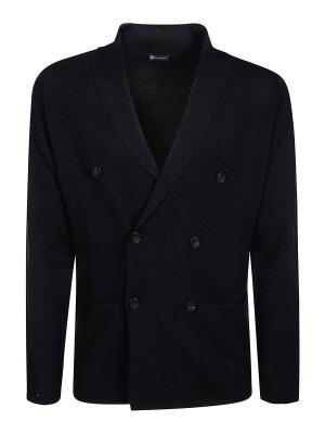 FILIPPO DE LAURENTIIS: casual jackets - Double Breasted Jacket Merino Wool