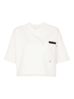Tシャツ・カットソー BURBERRY Woman T-Shirt White 8103971 Burberry - T-shirt for Woman - White - 8103971-A1464