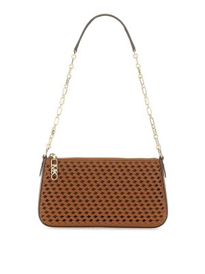 MICHAEL KORS: Clutch - Pochette - Marron Clair