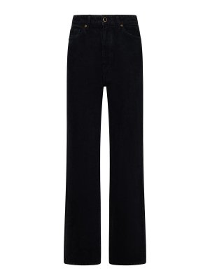 KHAITE: ブーツカットジーンズ - ブーツカットジーンズ - 黒