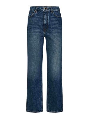 KHAITE: Bootcut - Bootcut Jeans - Blau