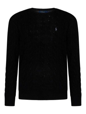 POLO RALPH LAUREN: Pull col rond - Pull Col Rond - Noir