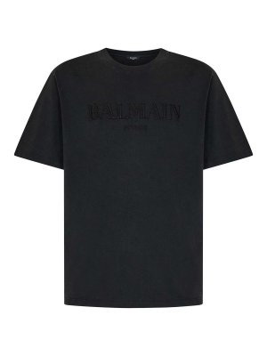Balmain: Camisetas - Camiseta - Gris