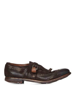 CHURCH'S: Mocassini e slippers - Mocassini Shanghai In Camoscio Marrone