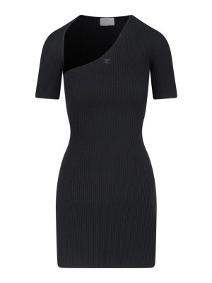 Courreges: Vestidos cortos - Vestido Corto - Negro