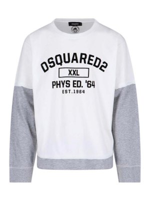 DSQUARED2: Sweatshirts & Sweaters - Logo Print T-Shirt