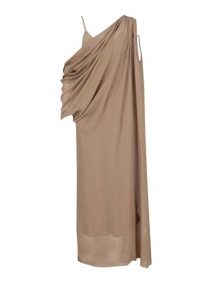 KHAITE: abiti lunghi - Abito Maxi Drappeggiato
