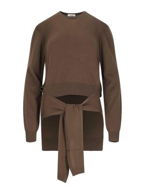 LEMAIRE: boat necks - Trompe-Lil Paneled Sweater
