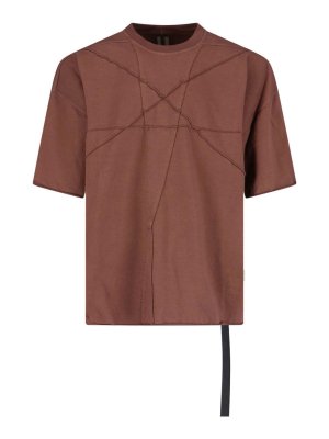 RICK OWENS: Camisetas - Camiseta - Marrón