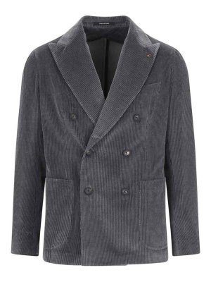 TAGLIATORE: blazers - Corduroy Jacket