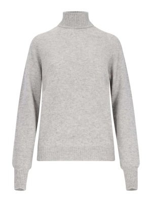 MA'RY'YA: Col roulé & Col polo - Pull Col Roulé - Gris