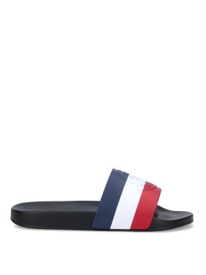 MONCLER: Tongs - Tongs - Noir