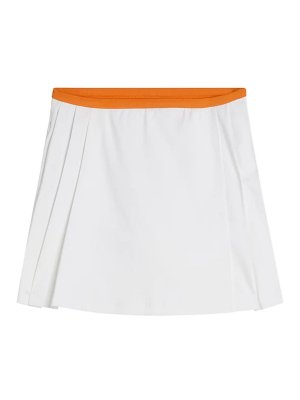 LINDBERG: ニーレングススカート＆ミディ丈 - 膝丈/ミディスカート - 白