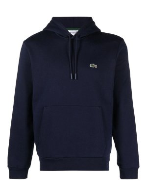 Dondup Hoodie Full Zip Basic Fleece - Blue | UF683KF0196UHY4890