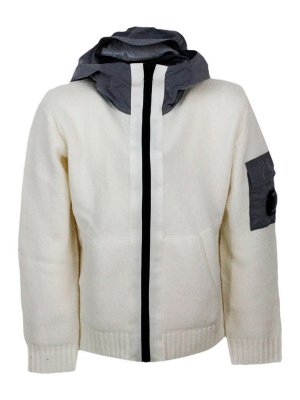 C.P. COMPANY: Cardigans - Cardigan - Creme