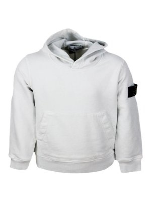STONE ISLAND: Sweatshirts & Pulls - Sweat-Shirts - Blanc
