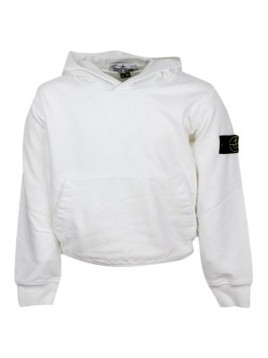 STONE ISLAND: Sweatshirts & Pulls - Sweat-Shirts - Blanc