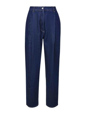 MAGDA BUTRYM: Trousers Shorts - Denim Cotton Pants