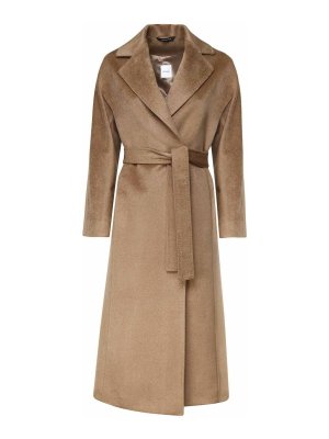Max Mara Attuale Camel Colour Robe Coat - Brown
