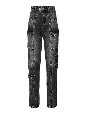 デニム・ジーパン HAIKURE JEANS (HEW03296DF119) Blue logo-patch jeans Haikure - women - HAIKURE