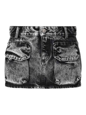 ミニスカート PAROSH Women Mini Skirts D600521 013 Black P.A.R.O.S.H. Black Pleated Miniskirt - Black - Women