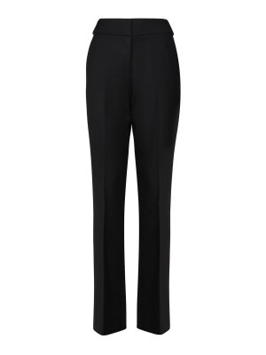 MARIUCCIA: Trousers Shorts - Wool Flared Trousers