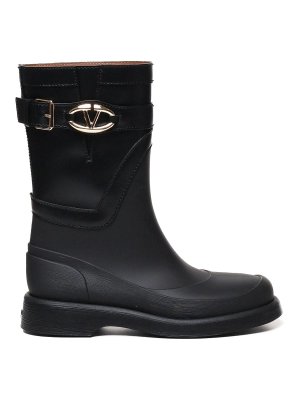 Valentino Garavani Vlogo Boots - Black - Women | 5W2S0JK9EEY0NO