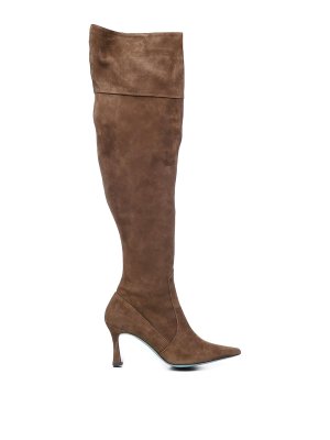FRATELLI RUSSO: boots - Penny Boots In Suede