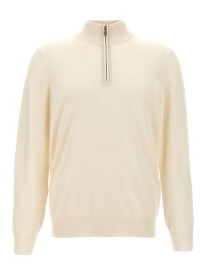 BRUNELLO CUCINELLI ホワイトカーディガン 綿・麻オールシーズン BRUNELLO CUCINELLI ホワイトカーディガン 綿・麻オールシーズン