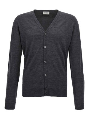 JOHN SMEDLEY: Cardigans - Cardigan - Grau