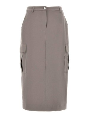 [LOW CLASSIC] / ☆ 25SS NEW LAYERED WRAP SKIRT PANTS / GREY LOW CLASSIC]/☆25SS NEW LAYERED WRAP SKIRT PANTS/LIGHT PINK