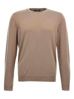 ZANONE: Pull col rond - Pull Col Rond - Beige