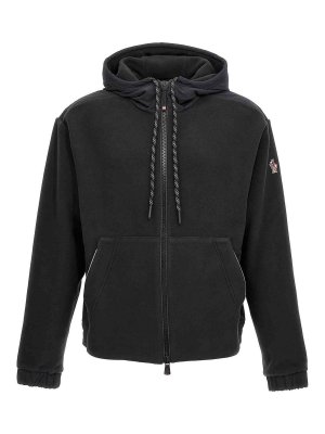 MONCLER: Sweatshirts & Pulls - Sweat-Shirts - Noir